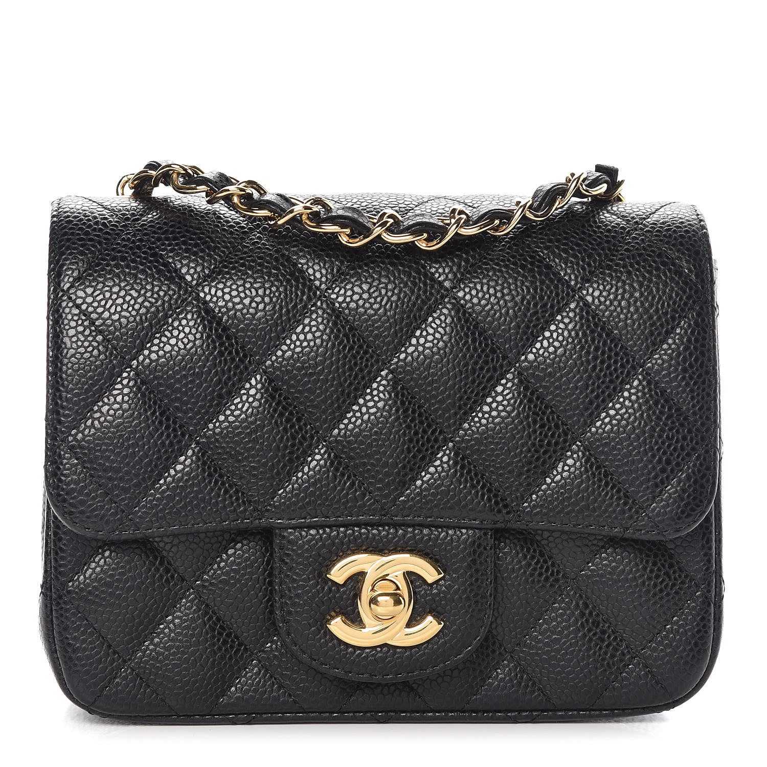Chanel Caviar Quilted Mini Square Flap Black 1 of 11