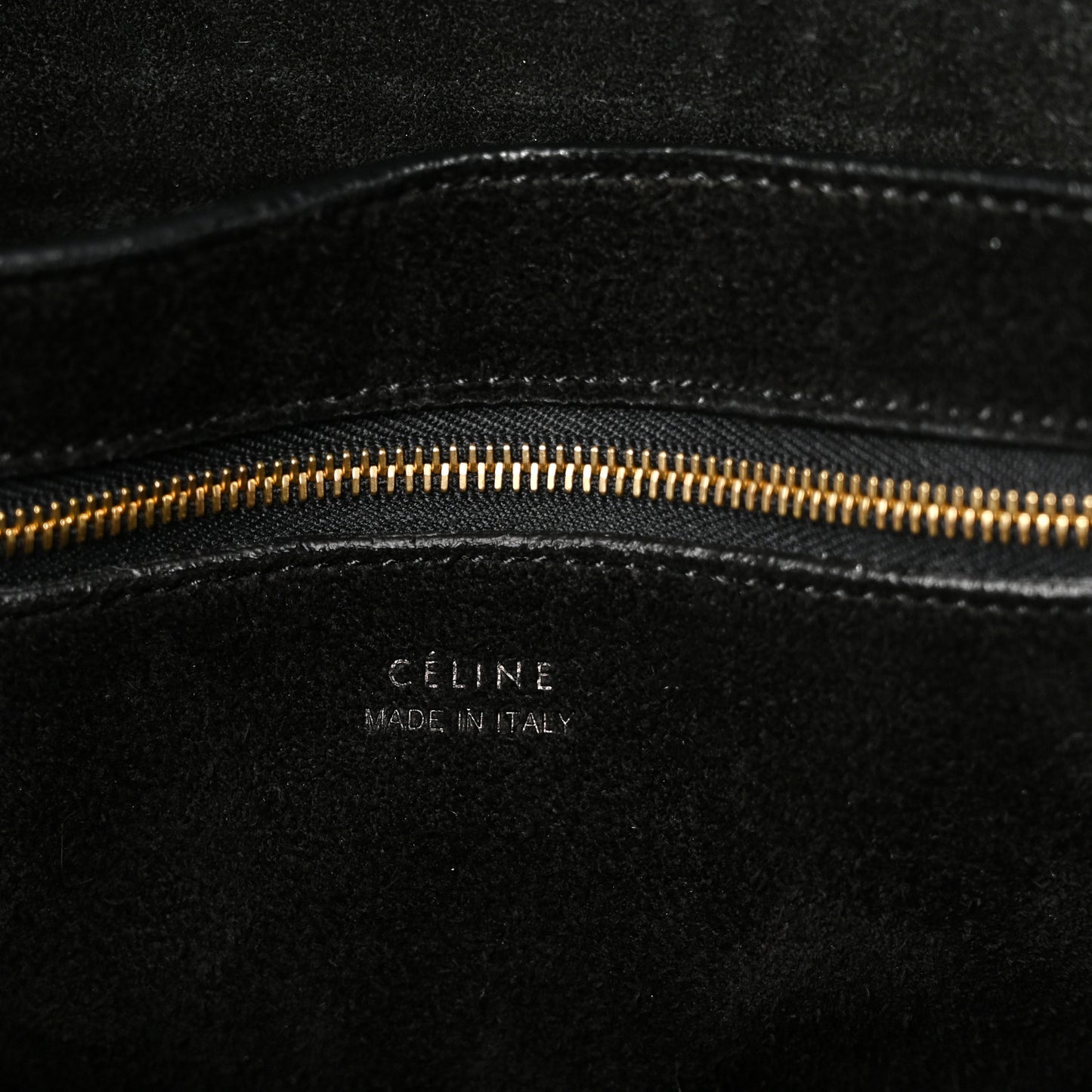 Soft Grained Calfskin Sangle Bucket Bag Black