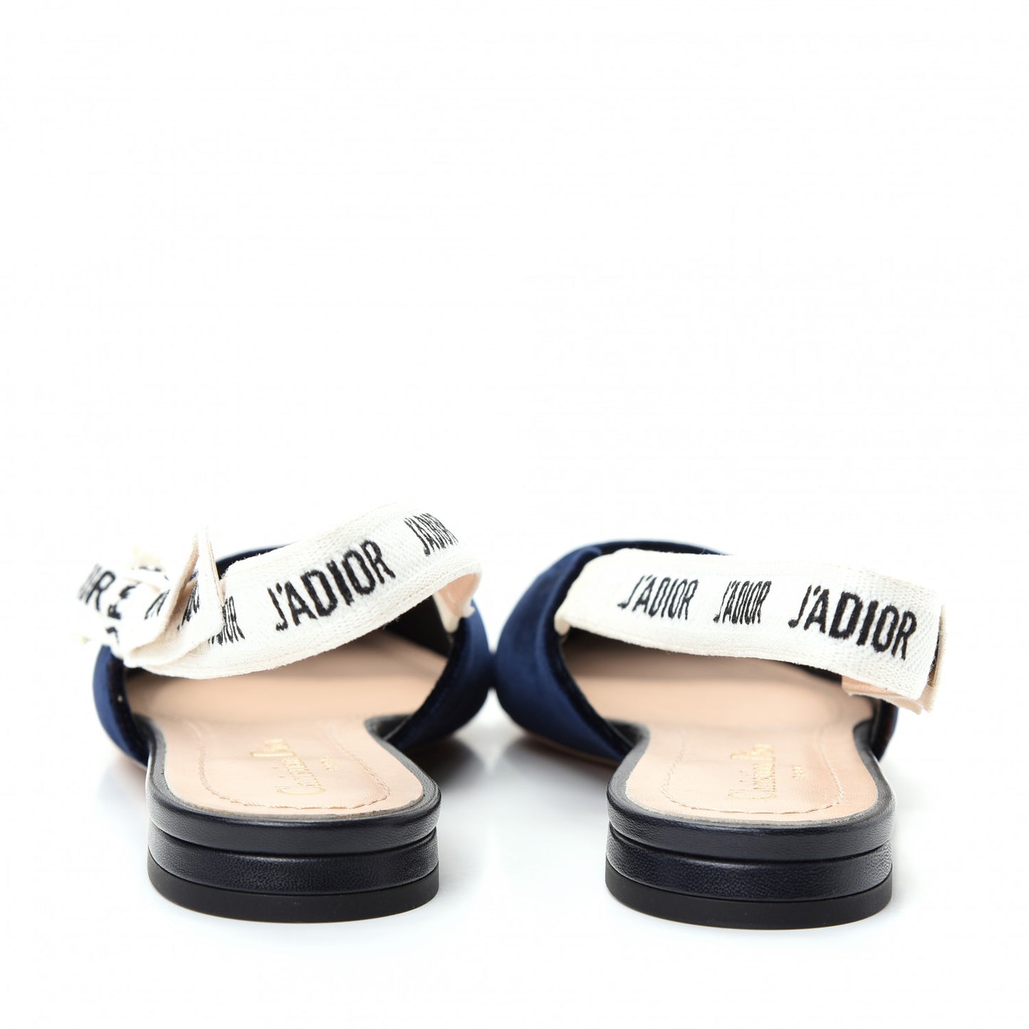 Velvet Ribbon J'Adoir Slingback Ballet Flats 37 Deep Blue