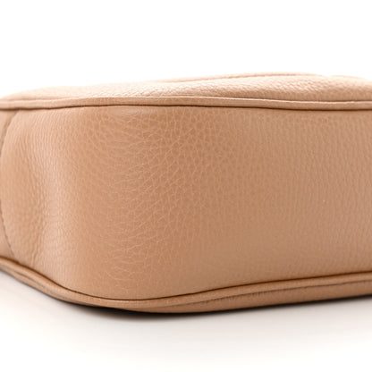 Gucci Pebbled Calfskin Small Soho Disco Bag Camelia 9 of 11