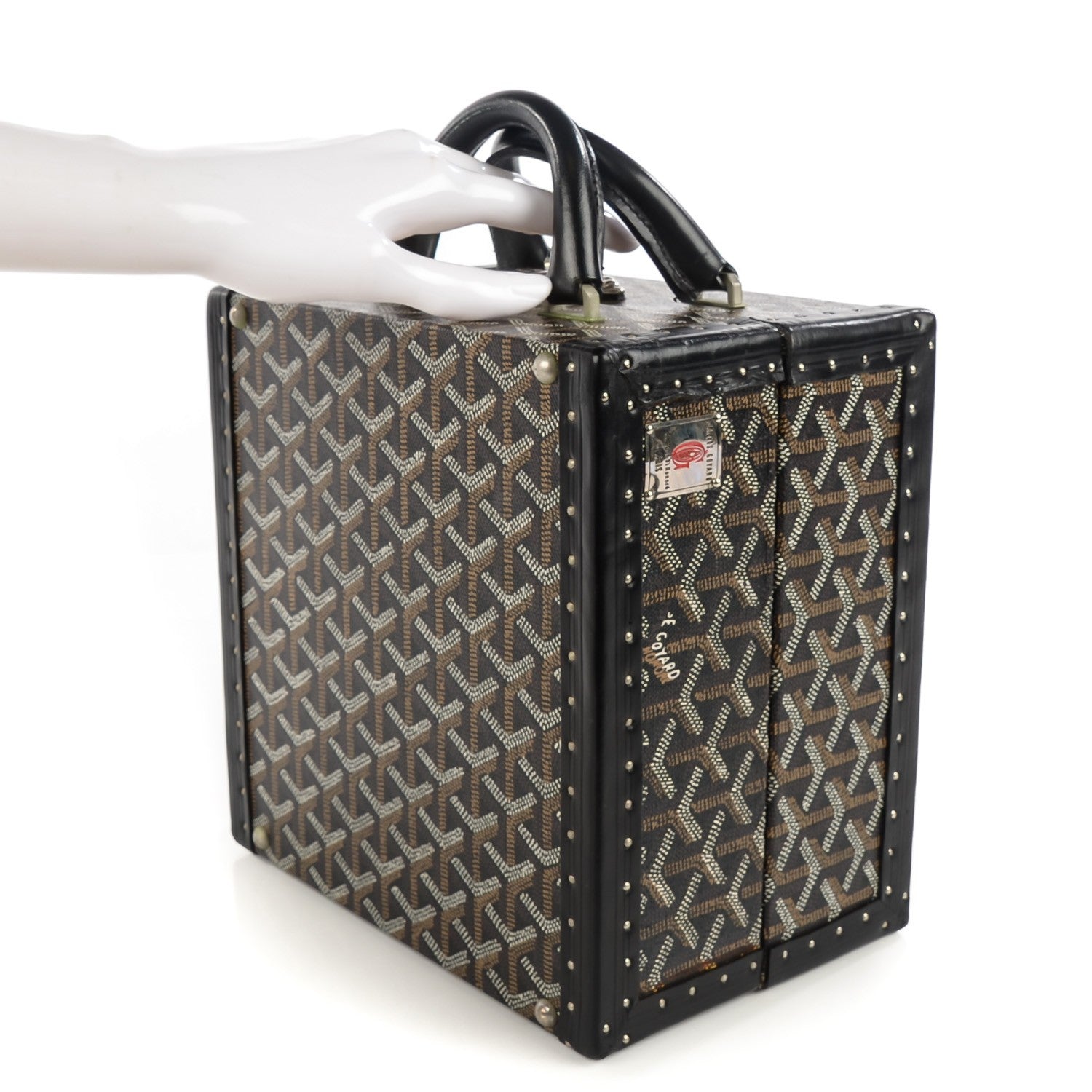 Goyard Goyardine Travelling Pet Bowl Carrier 22 Black 4 of 11