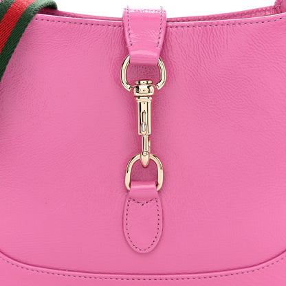 Gucci Patent Calfskin Small Jackie Shoulder Bag Pink 8 of 10