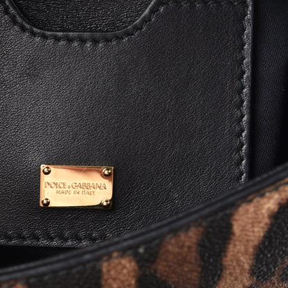 Dolce & Gabbana Leo Crepe Medium Miss Sicily Satchel Naturale 6 of 6