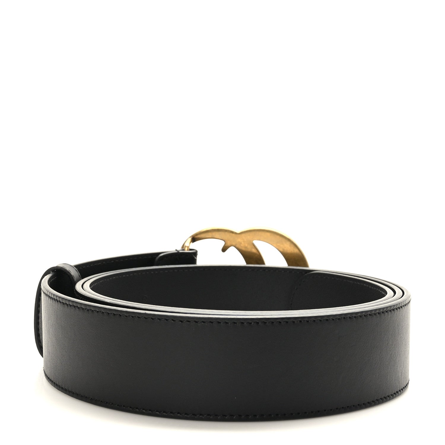 Gucci Calfskin Double G 40mm Belt 120 48 Black 3 of 6