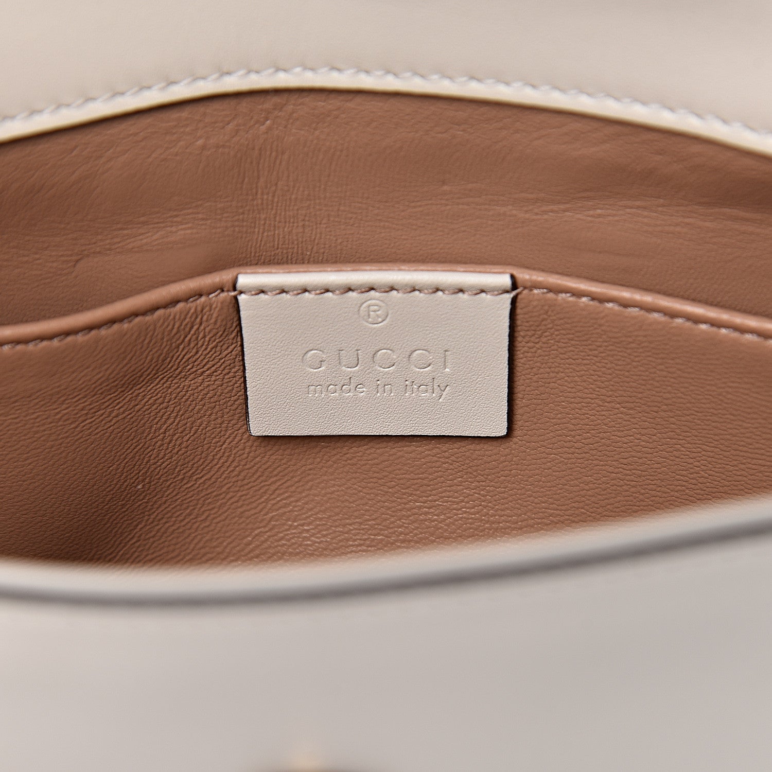 Gucci Nappa Pearl Studded Mini Queen Margaret Broadway Shoulder Bag Mystic White 6 of 10