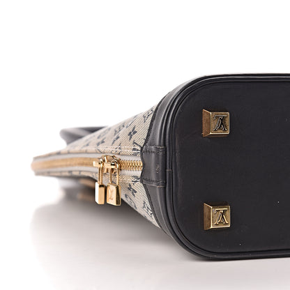 Louis Vuitton Mini Monogram Alma Haut Tote Blue 10 of 13