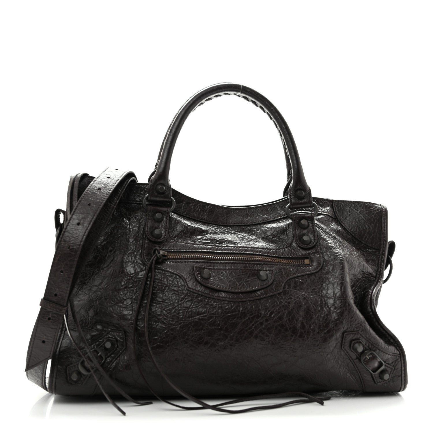 Balenciaga Agneau Arena Classic Hardware Medium Le City Espresso 1 of 14