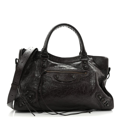 Balenciaga Agneau Arena Classic Hardware Medium Le City Espresso 1 of 14