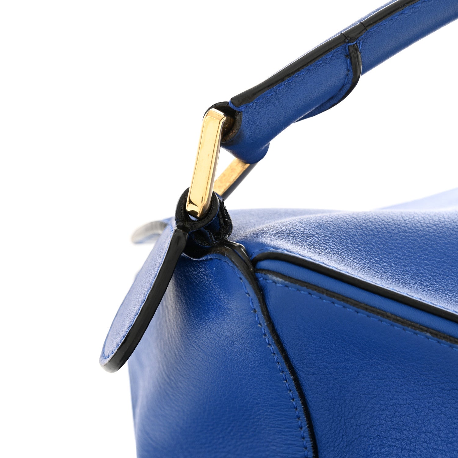 Loewe Calfskin Small Puzzle Bag Electric Blue 13 of 13