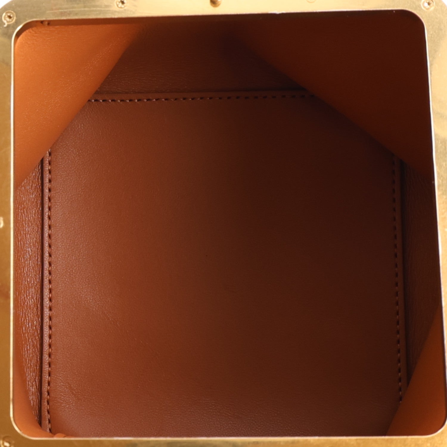 Celine Calfskin Triomphe Cube Frame Bag 4 of 9