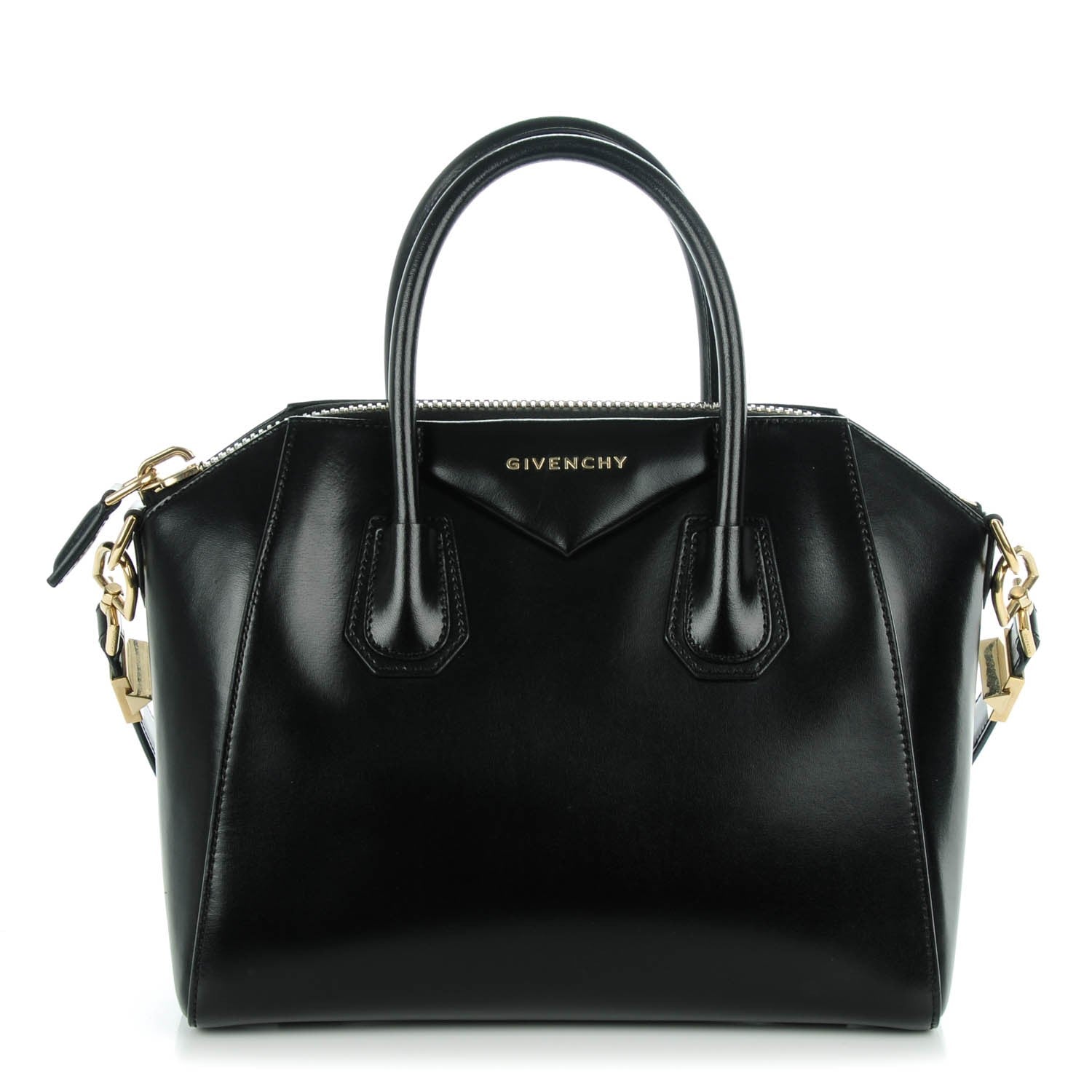 Givenchy Shiny Lord Calfskin Small Antigona Black 1 of 7