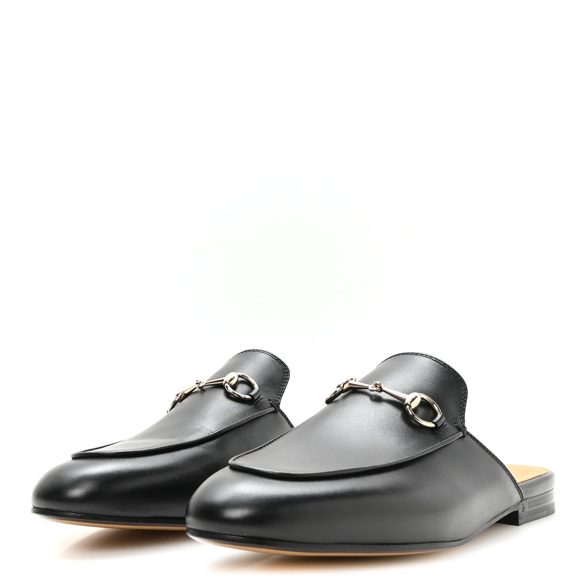 Gucci Calfskin Womens Princetown Slippers 39 Black 4 of 9