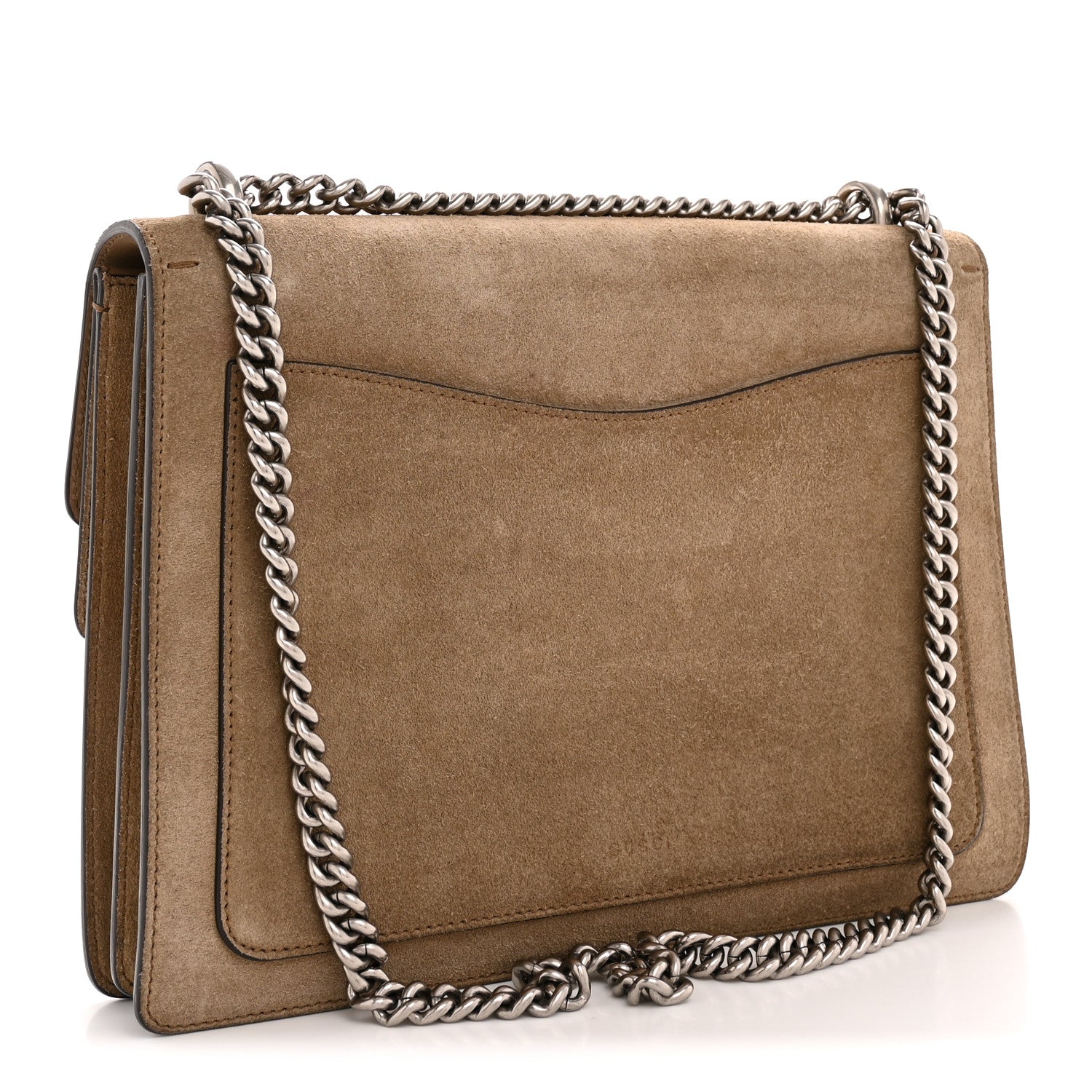 Gucci Suede Medium Dionysus Shoulder Bag Taupe 3 of 11