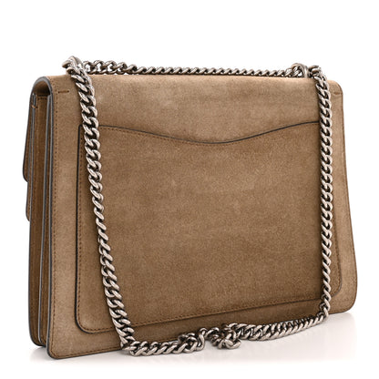 Gucci Suede Medium Dionysus Shoulder Bag Taupe 3 of 11
