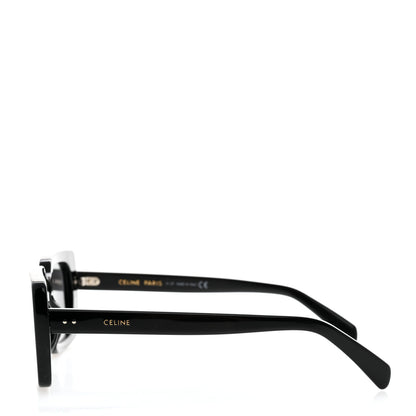 Celine Acetate Rectangular Sunglasses CL402131 Black 3 of 7