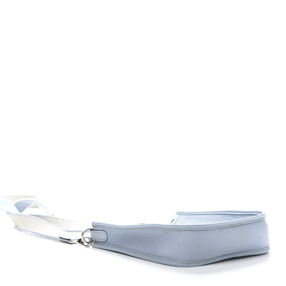 Hermes Taurillon Clemence Amazone Evelyne TPM Bleu Lin 3 of 12