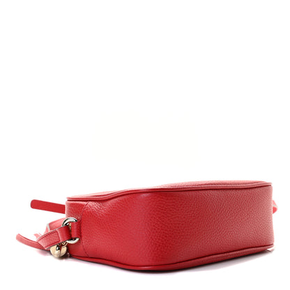 Gucci Pebbled Calfskin Small Soho Disco Bag Vibrant Red 7 of 7
