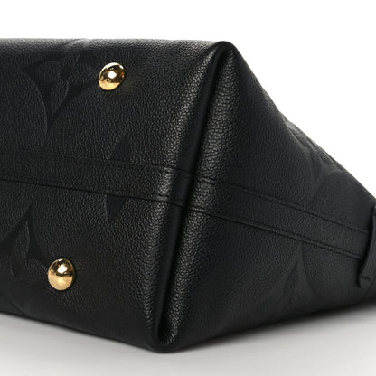 Louis Vuitton Empreinte Monogram Giant CarryAll MM Black 9 of 9