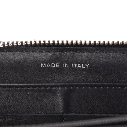 Chanel Patent Quilted Zip Around Wallet Black 7 of 8