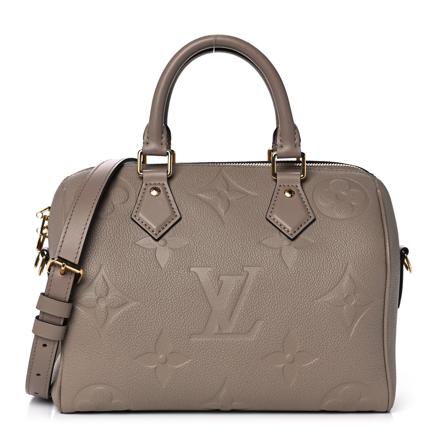 Louis Vuitton Empreinte Monogram Giant Speedy Bandouliere 25 Tourterelle 1 of 10