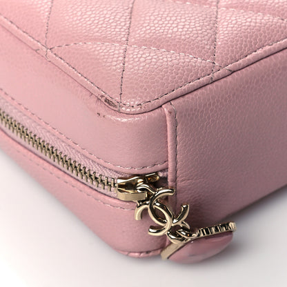 Chanel Caviar Quilted Clutch With Chain Light Pink 8 of 10