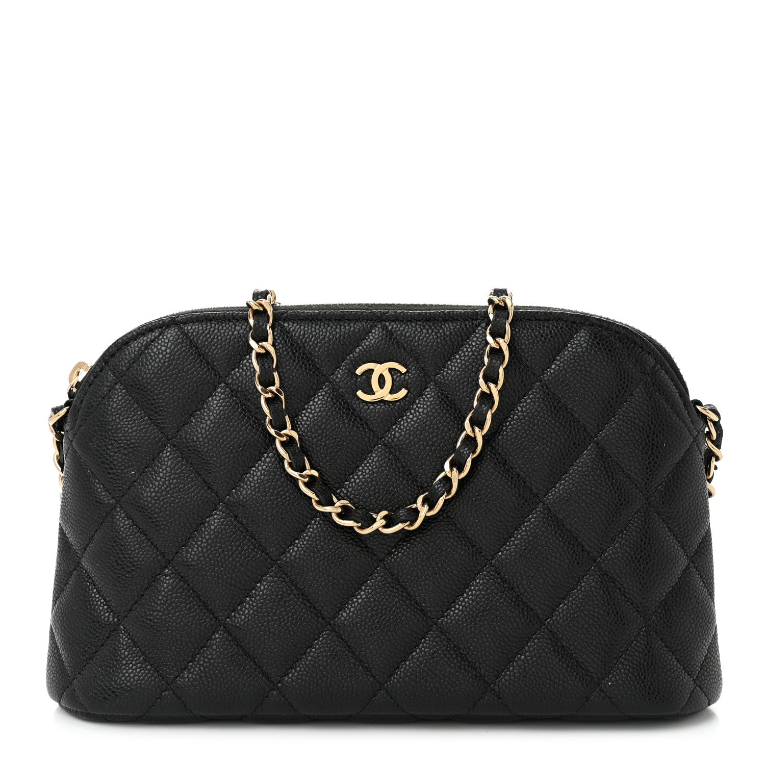 Chanel Caviar Quilted Classic Clutch with Chain Black 1 of 11