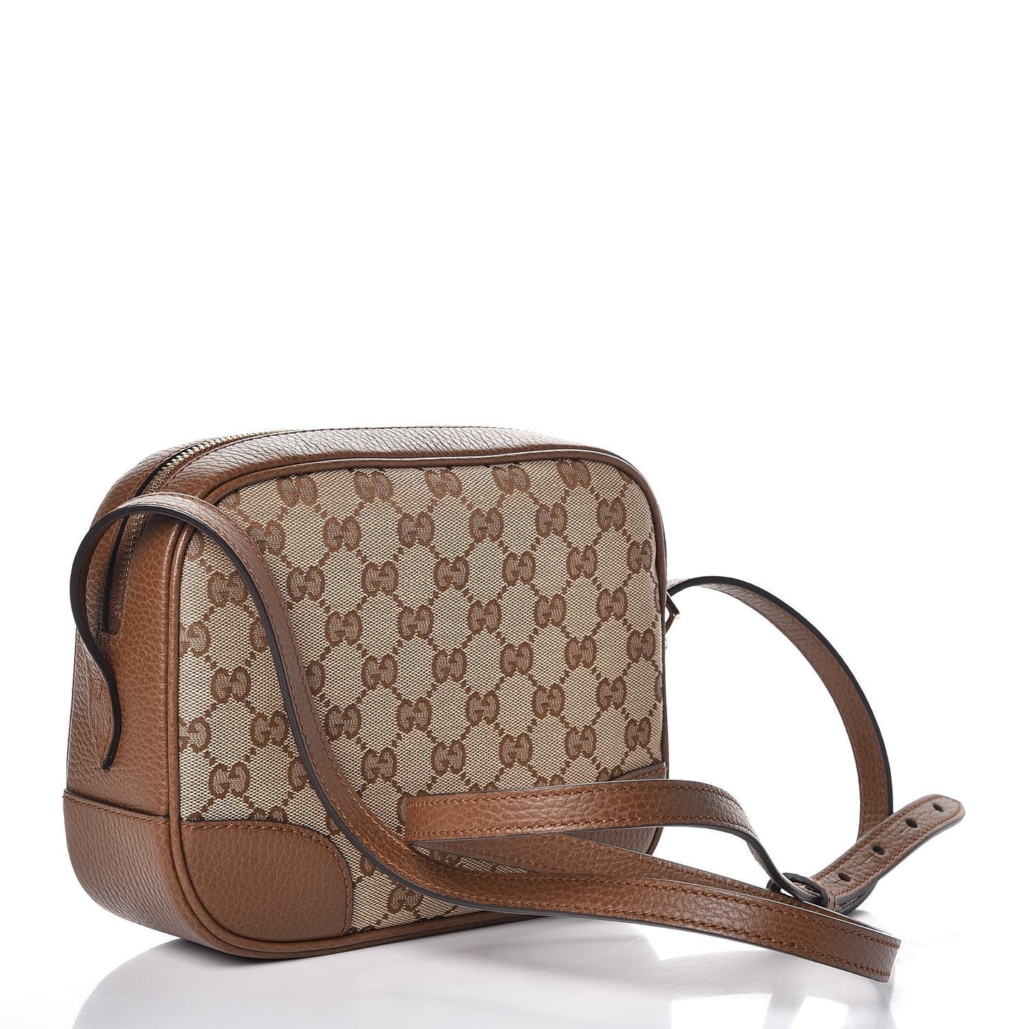 Monogram Mini Bree Messenger Bag Beige Tabacco
