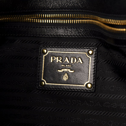 Prada Nappa Gaufre Antik Tote Black 6 of 11