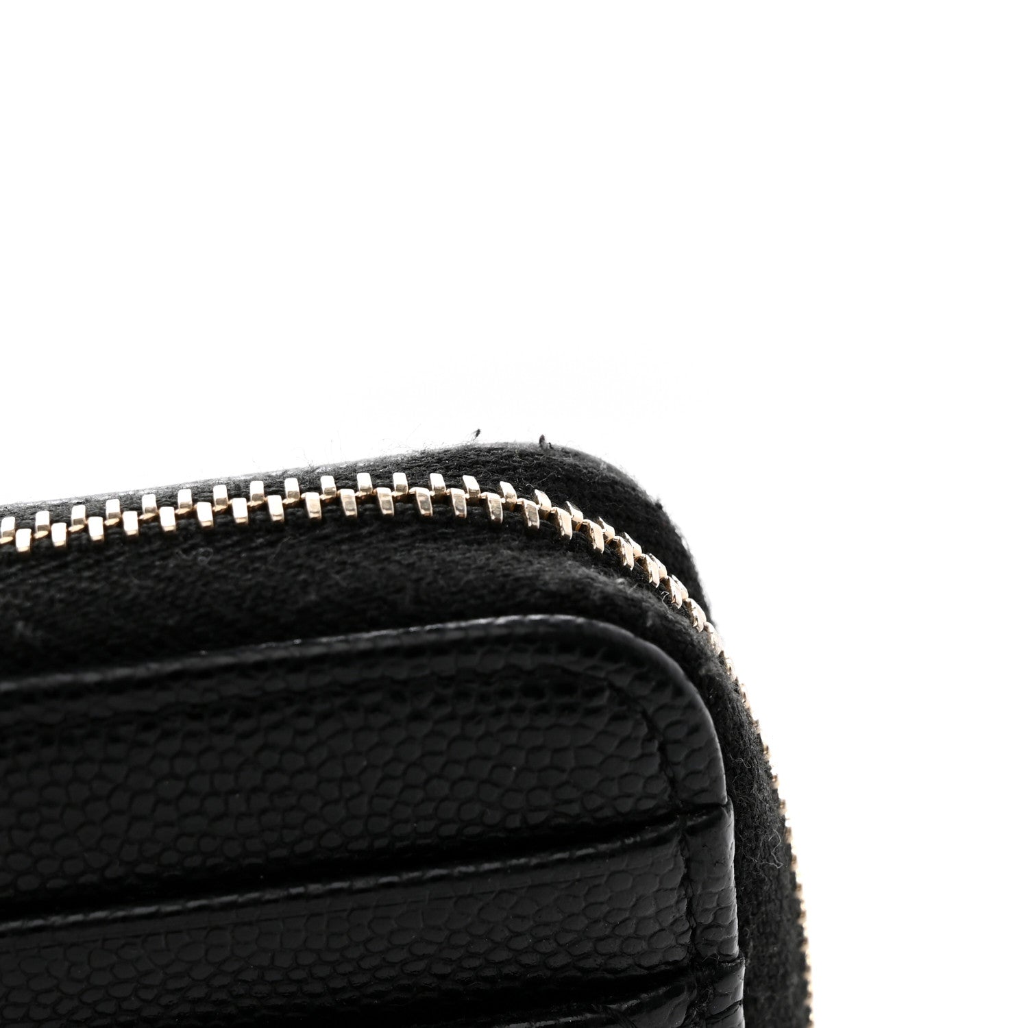 Chanel Caviar Quilted Zip Card Holder Black 11 of 12