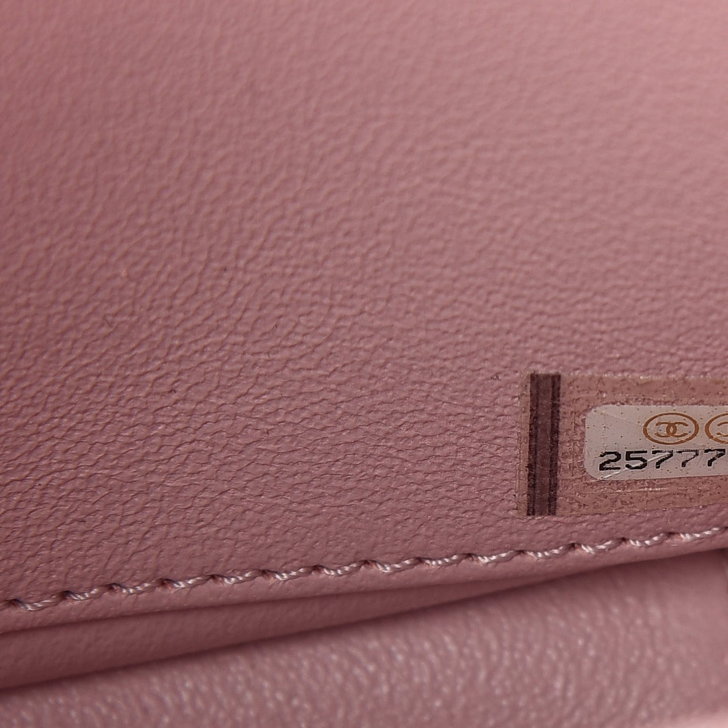 Caviar Quilted Mini Business Affinity Flap Light Pink