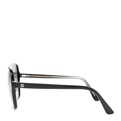 Gucci Acetate Oversize Round Frame Sunglasses GG0509S Black 2 of 7