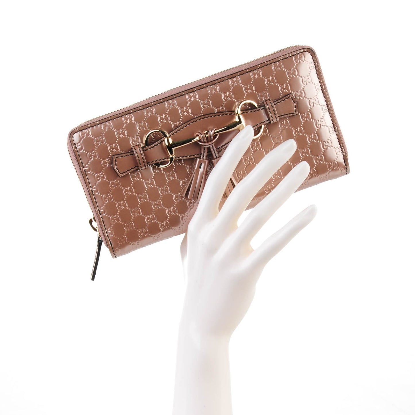 Shine Microguccissima Emily Zip Around Wallet Dark Cipria