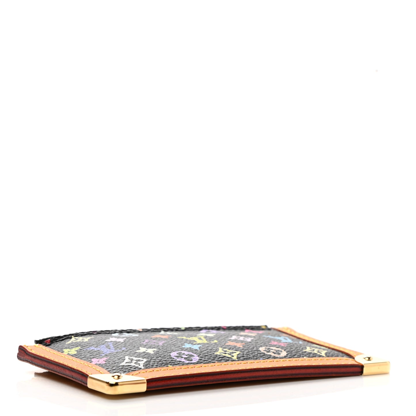 Monogram Multicolor Key Pouch Black