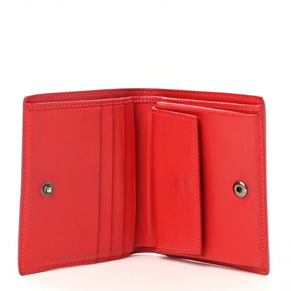 Christian Louboutin Calfskin Spiked Bi-Fold Wallet Black 5 of 9