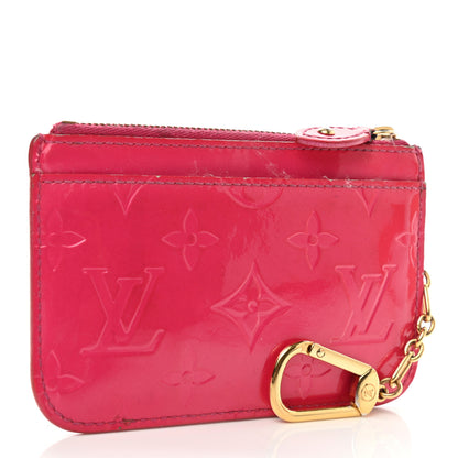 Louis Vuitton Vernis Key Pouch Rose Pop 3 of 12