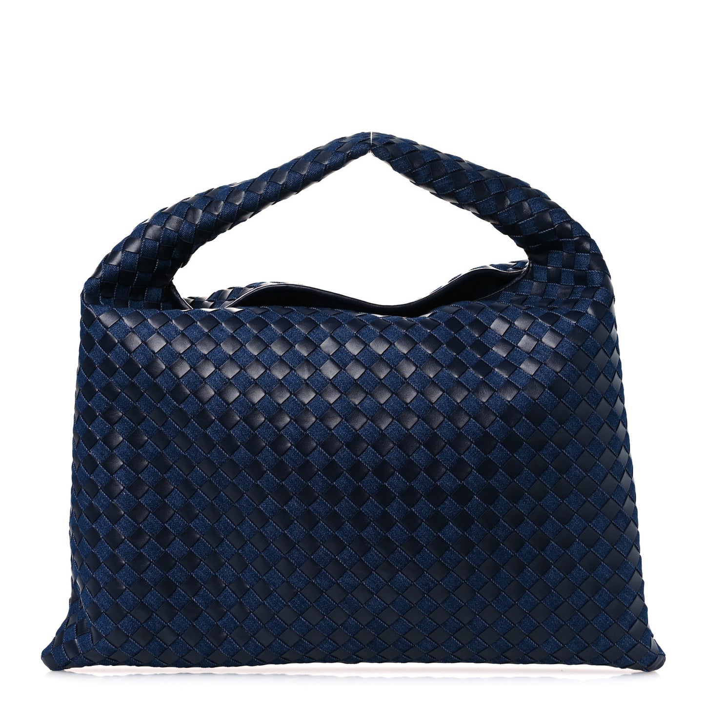 Denim Nappa Intrecciato Large Hop Abyss Indigo