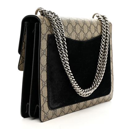 Gucci GG Supreme Monogram Medium Dionysus Shoulder Bag Black 3 of 21
