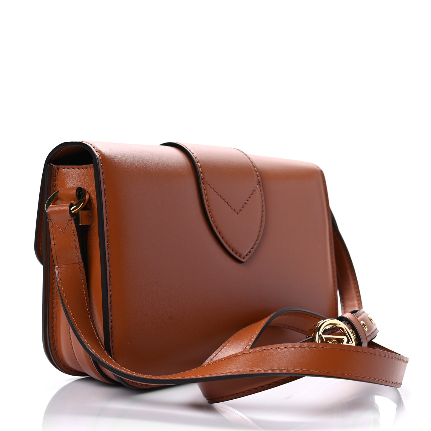 Smooth Calfskin LV Pont 9 Golden Siena