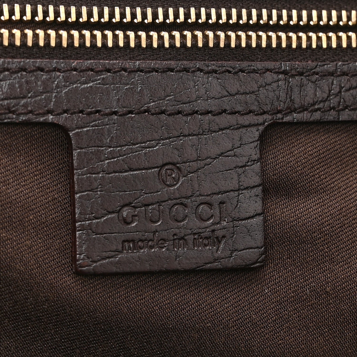 Gucci Monogram Medium Jolicoeur Tote Dark Brown 6 of 10