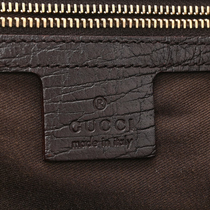 Gucci Monogram Medium Jolicoeur Tote Dark Brown 6 of 10