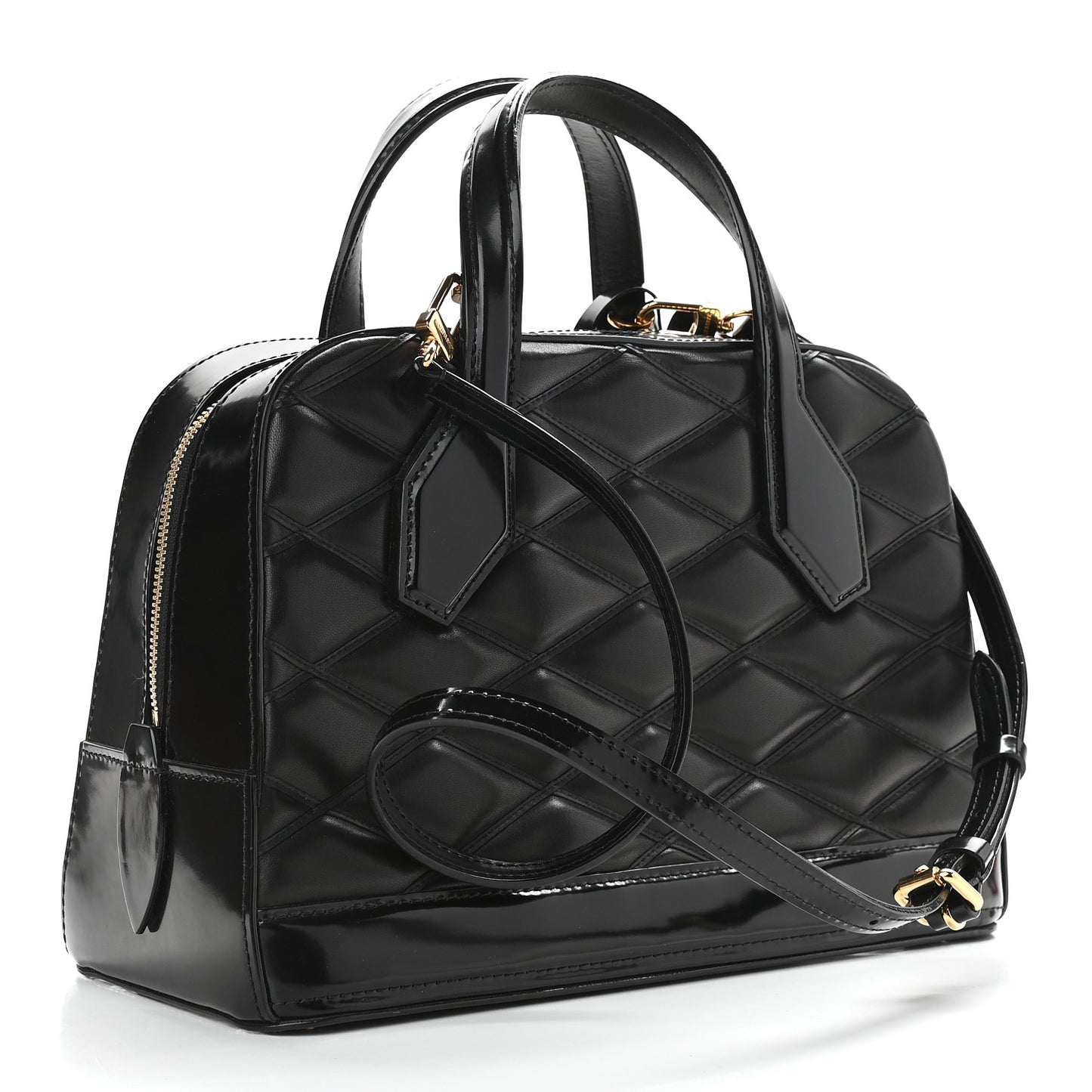 Lambskin Malletage Dora PM Black