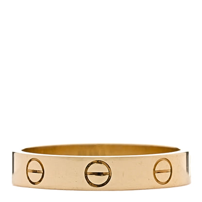 Cartier 18K Yellow Gold 3.5mm LOVE Wedding Band Ring 54 6.75 3 of 5