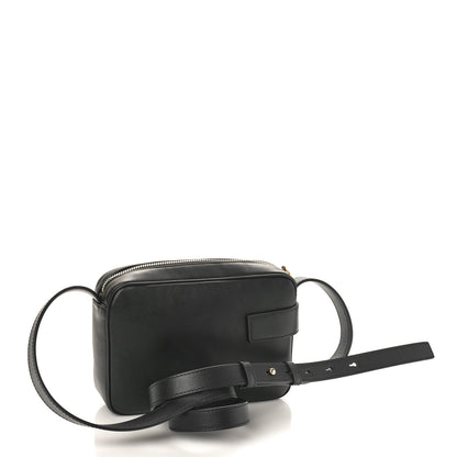 Salvatore Ferragamo Calfskin Gancio Small Camera Case Black 3 of 8