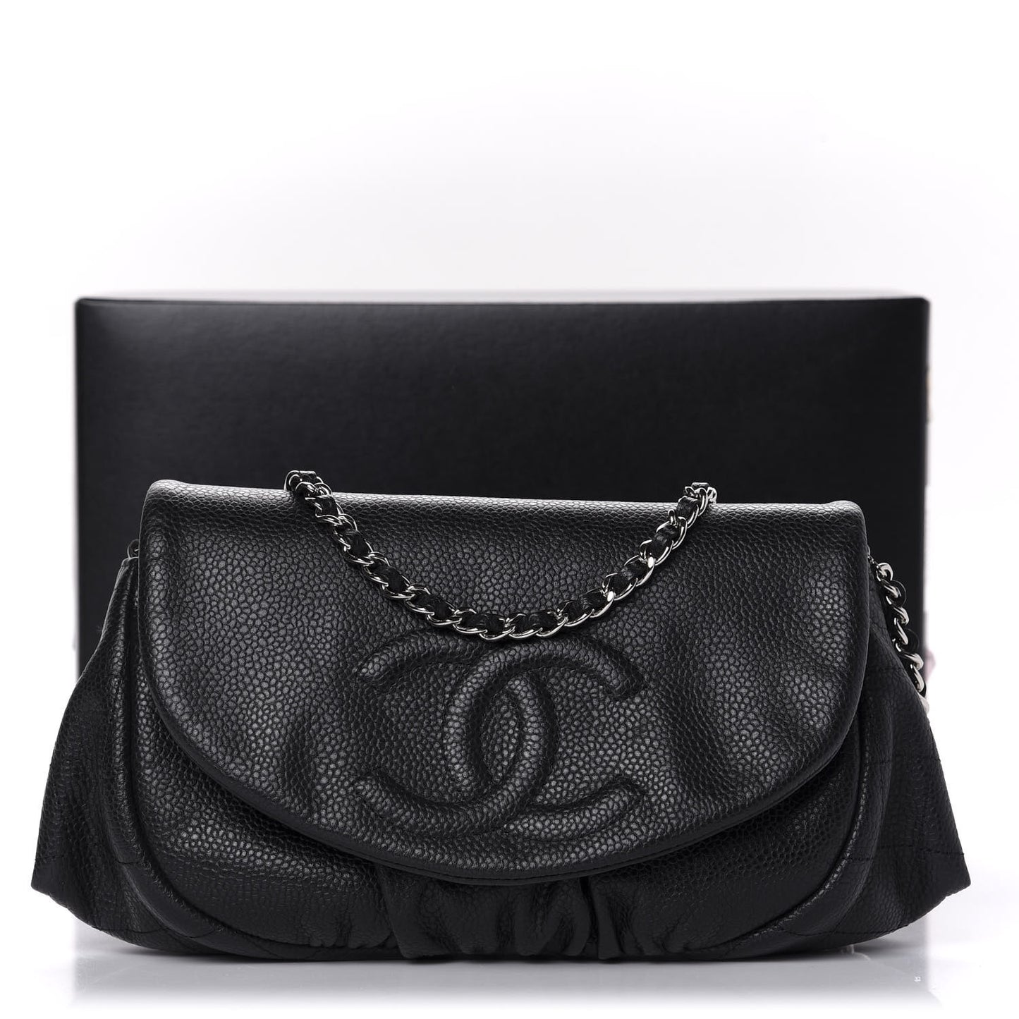 Caviar Half Moon Wallet On Chain WOC Black