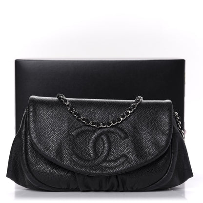 Chanel Caviar Half Moon Wallet On Chain WOC Black 12 of 12