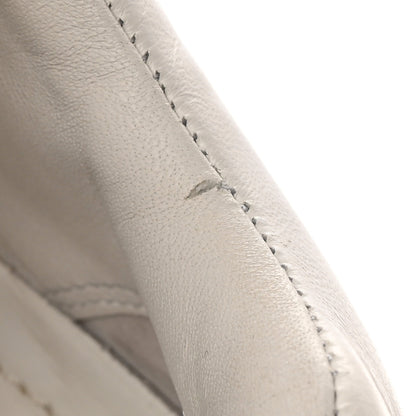 Prada Nappa Soft Metal Triangle Logo Padded Monolith 55mm Sneakers 39.5 White 17 of 20