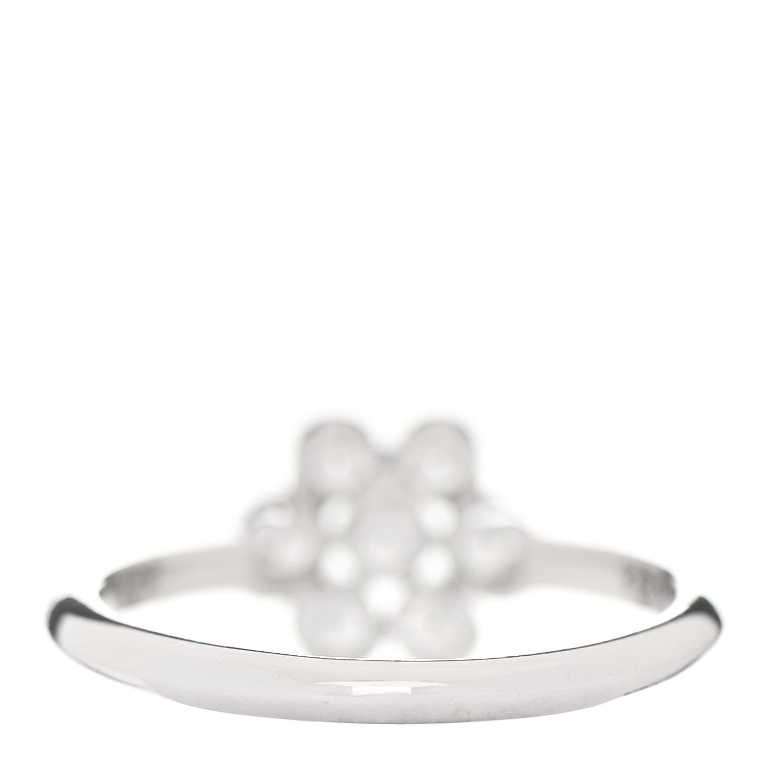 Tiffany Platinum Diamond Enchant Flower Ring 50 5.25 3 of 4