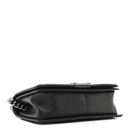 Chanel Lambskin Quilted Medium Boy Flap Black 4 of 13