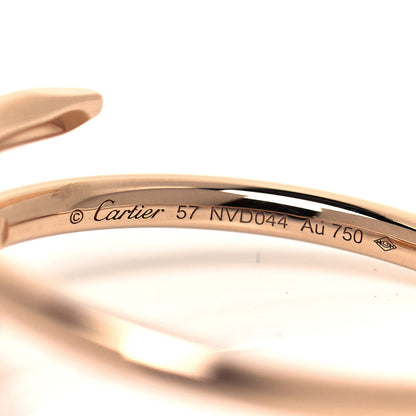 Cartier 18K Pink Gold Small Juste Un Clou Ring 57 8 4 of 5