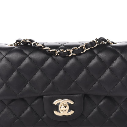 Chanel Lambskin Quilted Mini Rectangular Flap Black 10 of 11